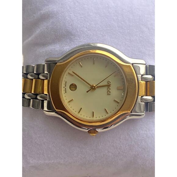 Authentic Gucci Two-Tone Stainless Steel Watch - Picture 4 of 11